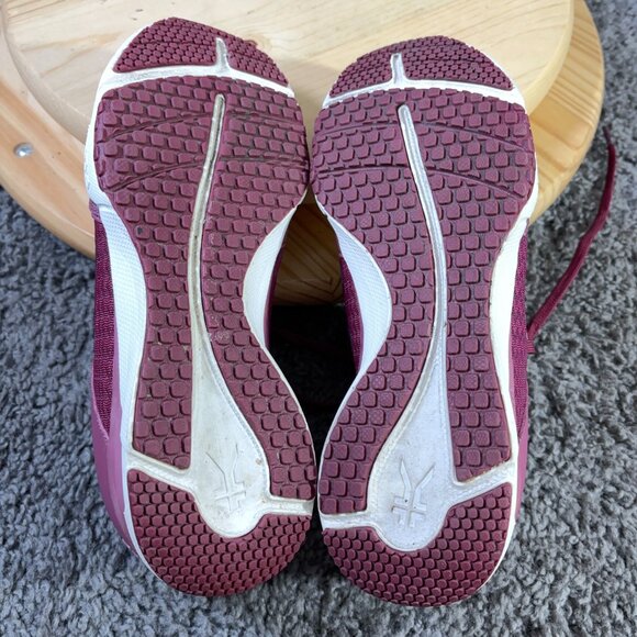 Kuru Quantum 2 Running Shoe Womens Size 7.5 Burgundy Blue Gym Training Sneakers - Picture 8 of 8